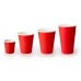 Стакан бумажный 400мл. Красный