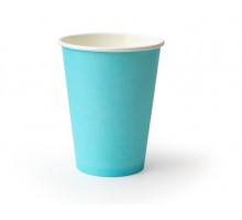 Стакан бумажный 250мл. Бирюзовый